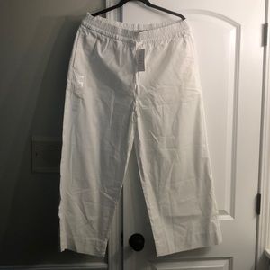 Free Assembly wide leg white pants